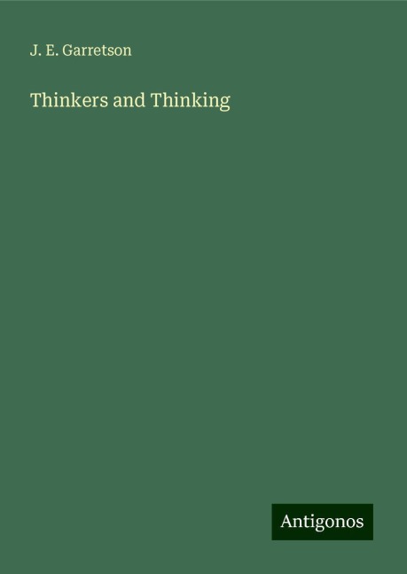 Thinkers and Thinking