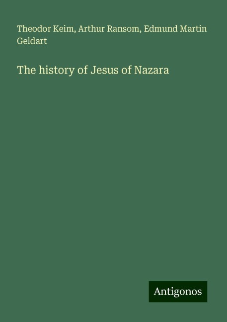The history of Jesus of Nazara