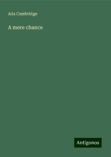 A mere chance