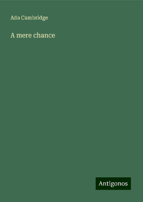 A mere chance