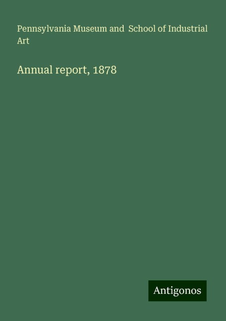 Annual report, 1878