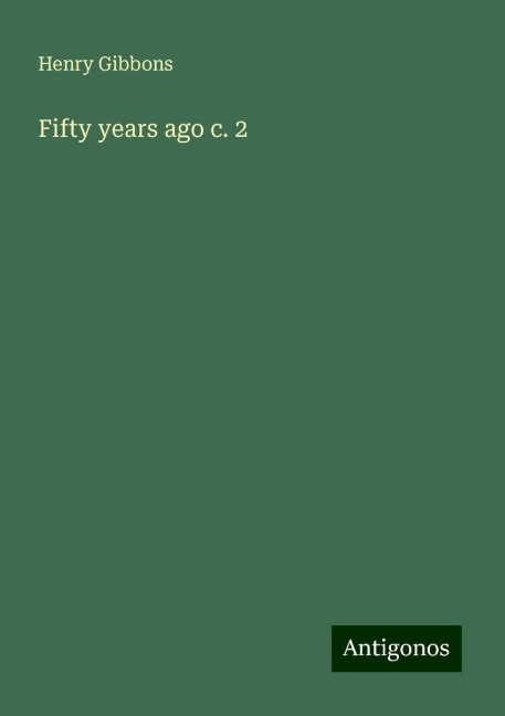 Fifty years ago c. 2