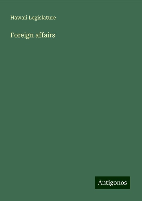 Foreign affairs