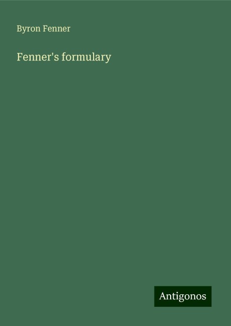 Fenners formulary