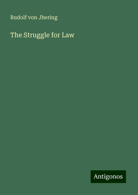 The Struggle for Law