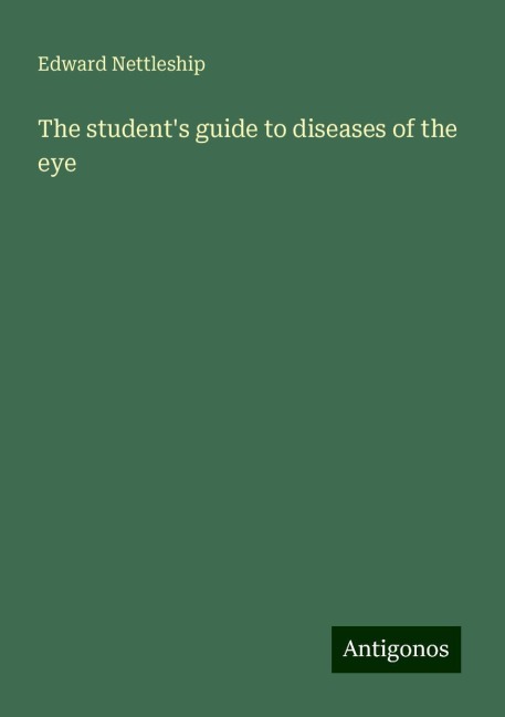 The students guide to diseases of the eye