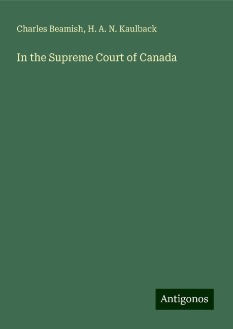 In the Supreme Court of Canada