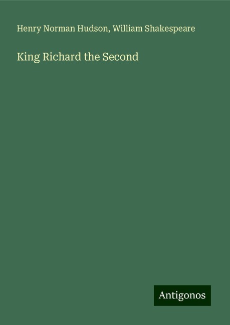King Richard the Second