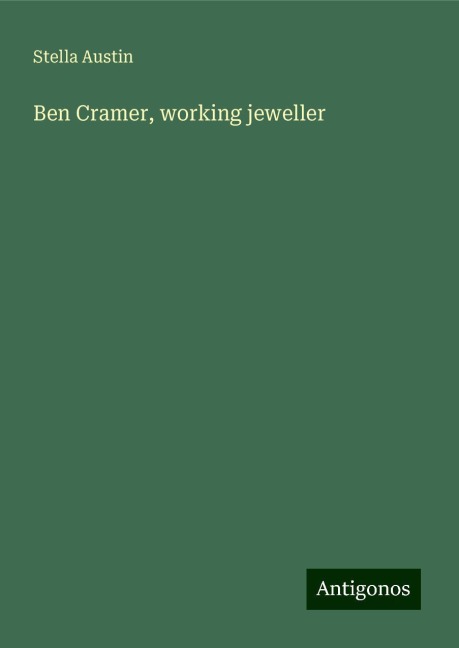 Ben Cramer, working jeweller