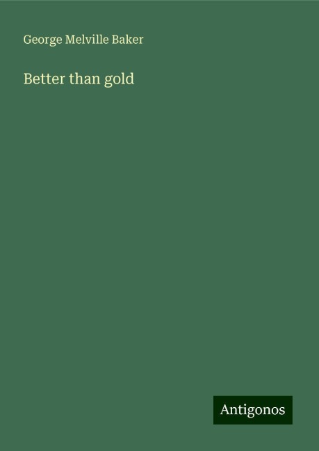 Better than gold