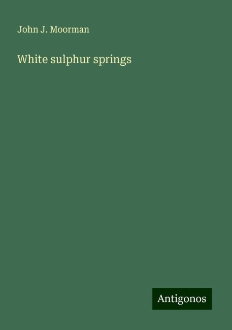 White sulphur springs