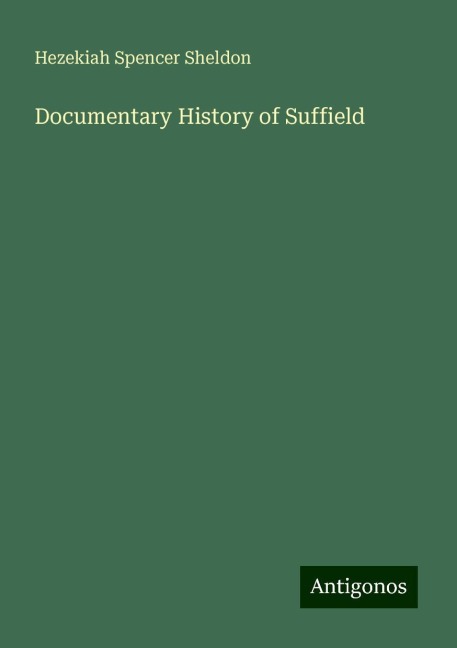 Documentary History of Suffield