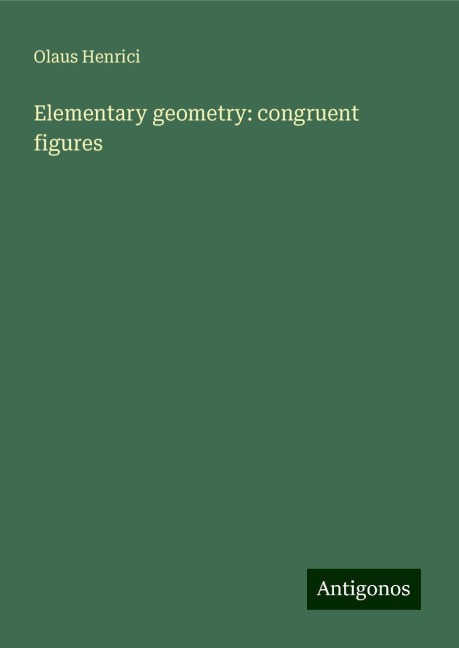 Elementary geometry: congruent figures