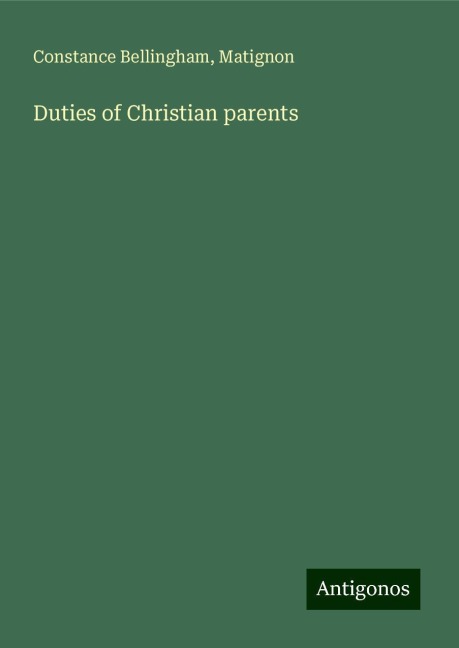 Duties of Christian parents