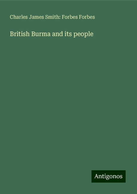 British Burma and its people
