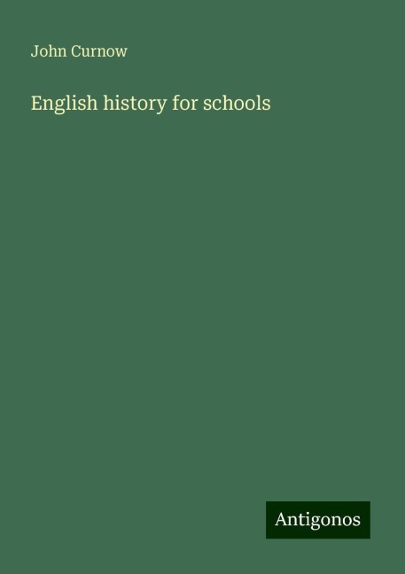 English history for schools