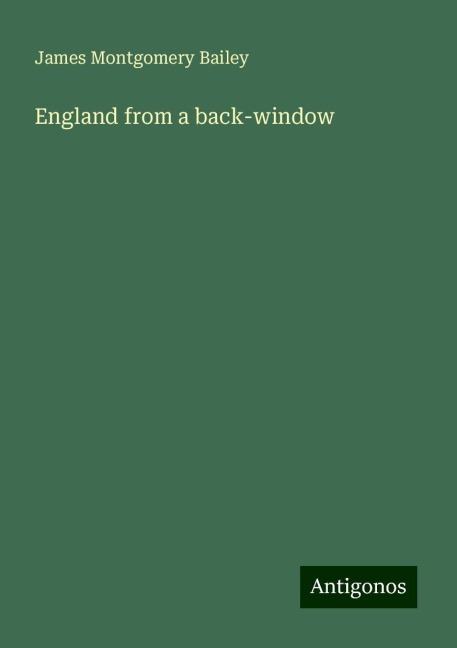 England from a back-window