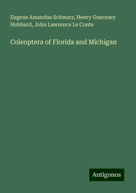 Coleoptera of Florida and Michigan