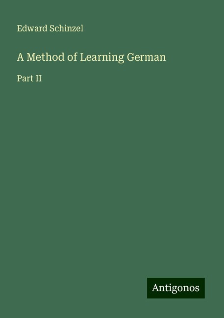A Method of Learning German: Part II