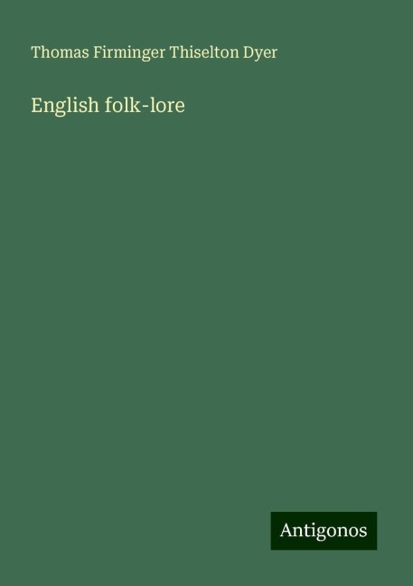 English folk-lore