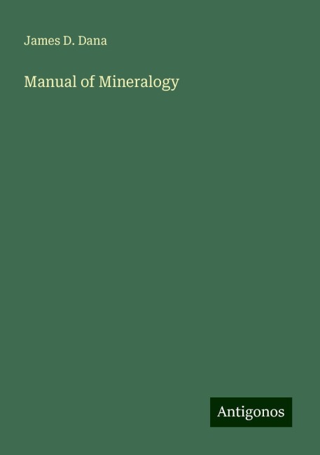 Manual of Mineralogy