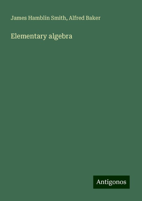 Elementary algebra