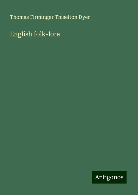 English folk-lore