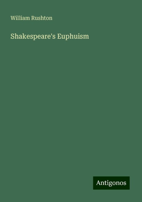 Shakespeares Euphuism