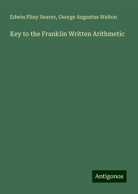 Key to the Franklin Written Arithmetic