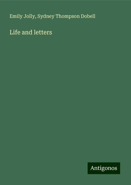 Life and letters