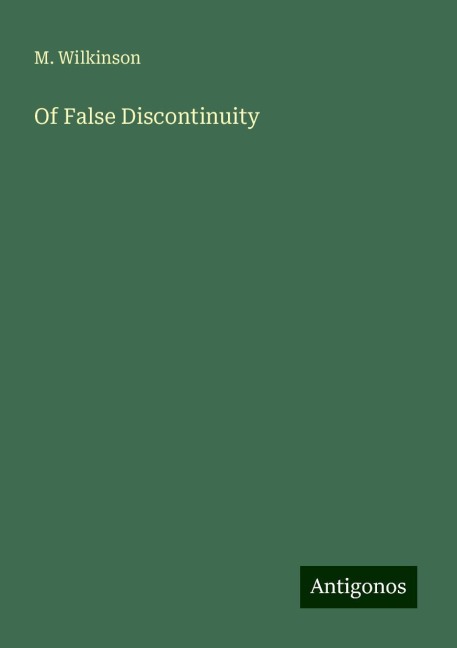 Of False Discontinuity