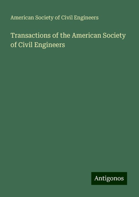 Transactions of the American Society of Civil Engineers