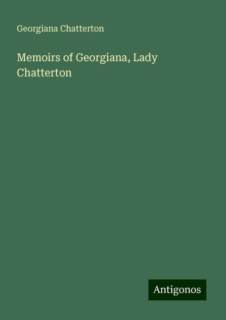 Memoirs of Georgiana, Lady Chatterton