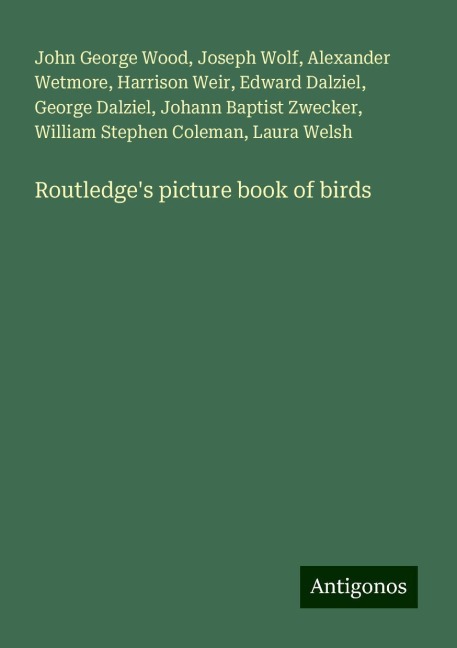 Routledges picture book of birds
