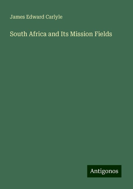 South Africa and Its Mission Fields