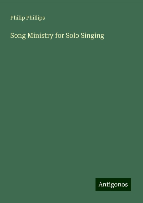 Song Ministry for Solo Singing