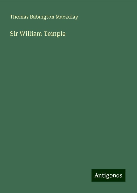 Sir William Temple