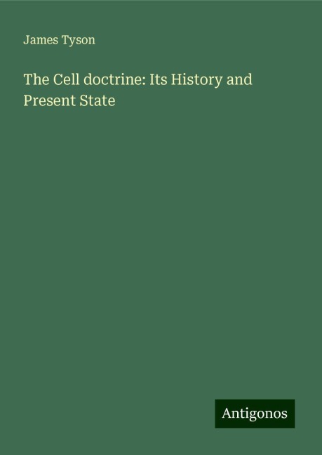 The Cell doctrine: Its History and Present State