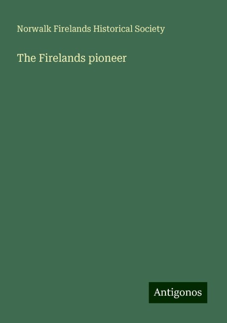 The Firelands pioneer