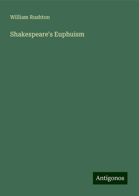 Shakespeares Euphuism