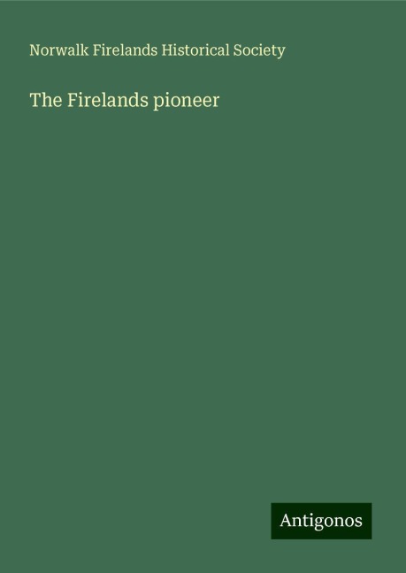 The Firelands pioneer
