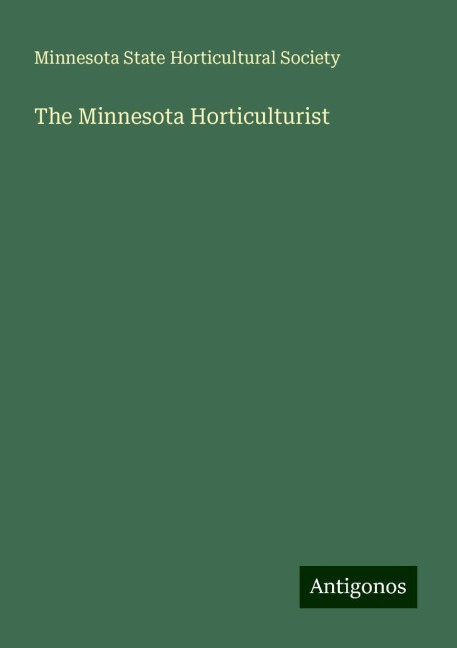 The Minnesota Horticulturist