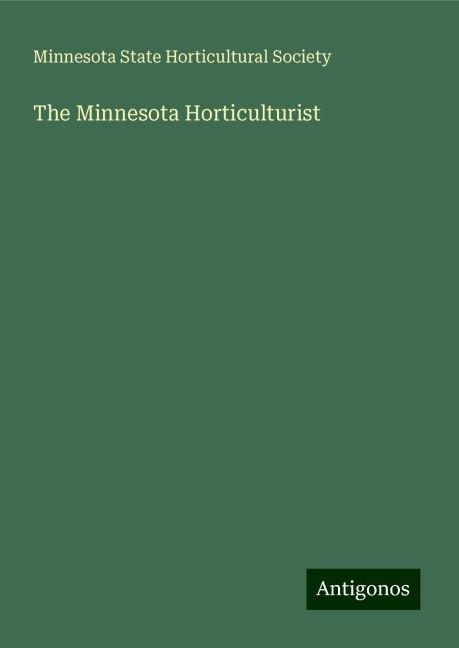 The Minnesota Horticulturist