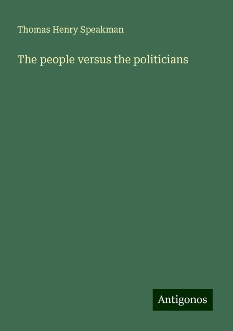 The people versus the politicians