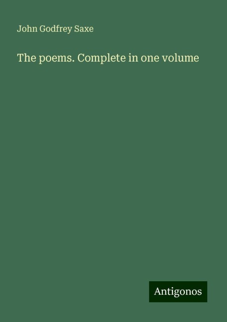 The poems. Complete in one volume