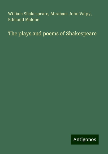 The plays and poems of Shakespeare