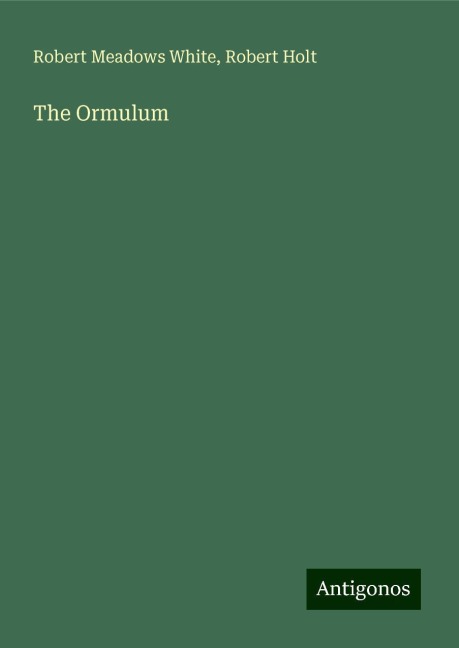 The Ormulum