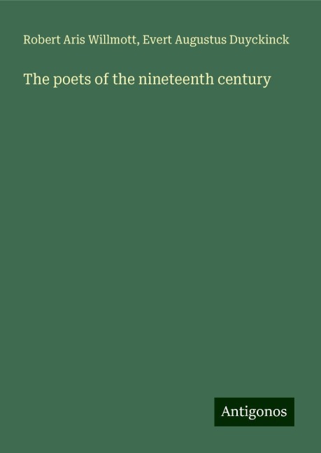 The poets of the nineteenth century