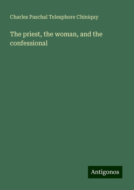 The priest, the woman, and the confessional