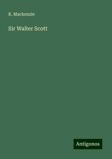 Sir Walter Scott